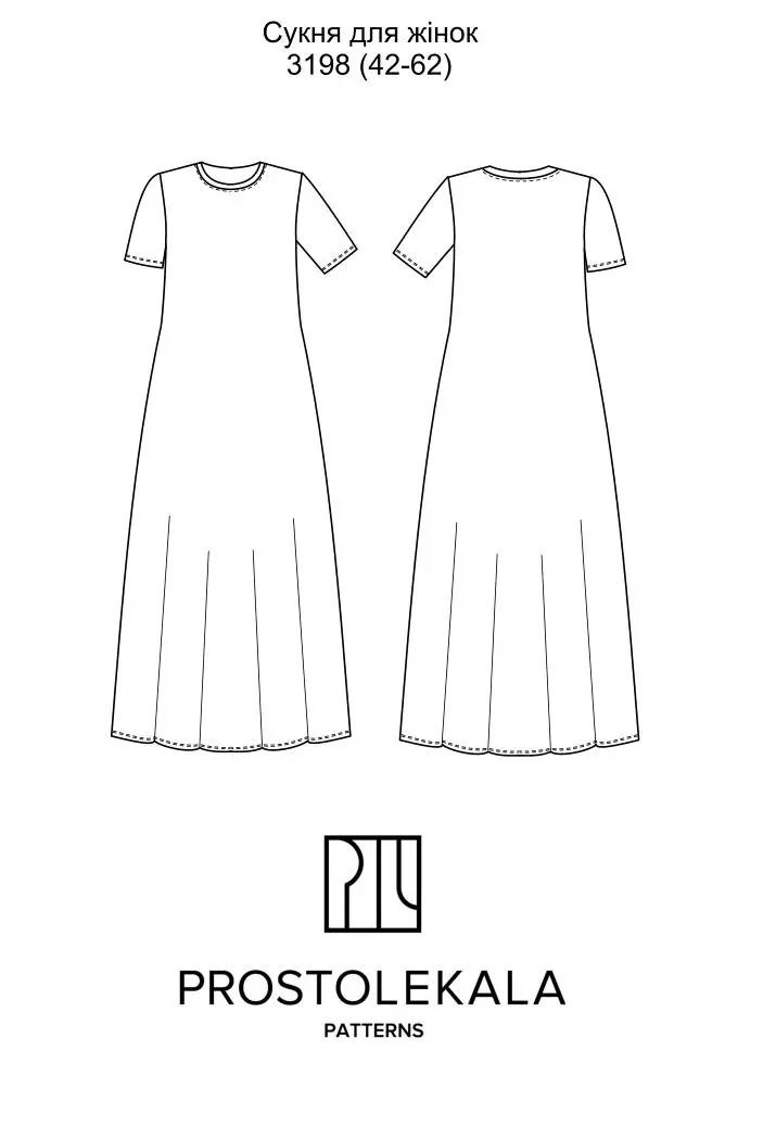 Pattern 3198 dress for women