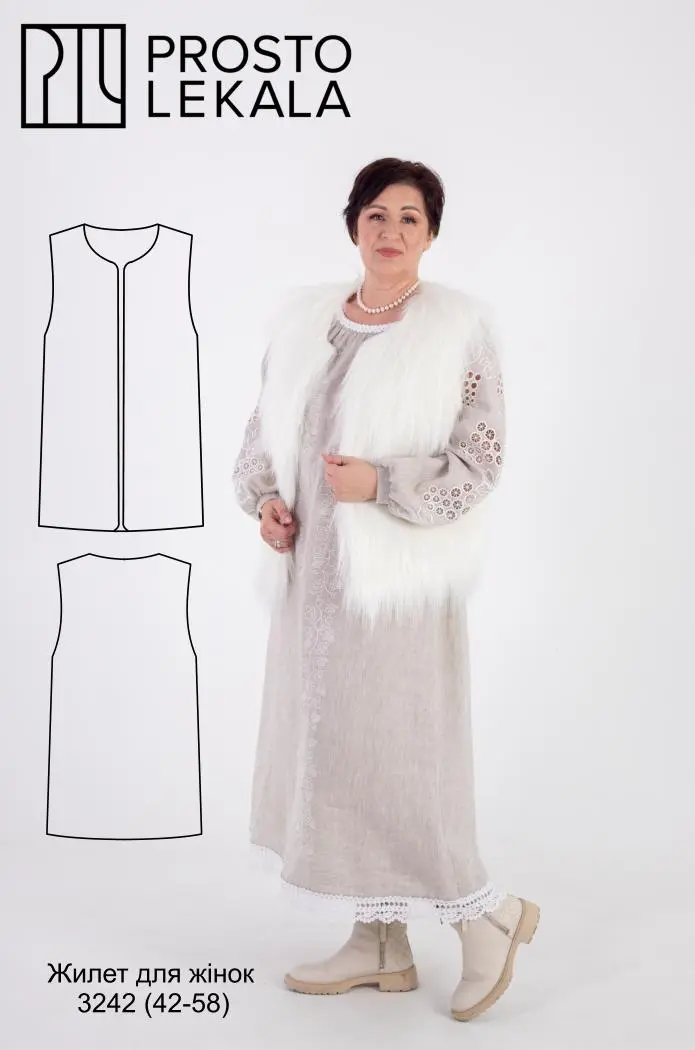 Pattern 3242 women's vest
