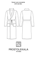 Pattern 234 men's robe