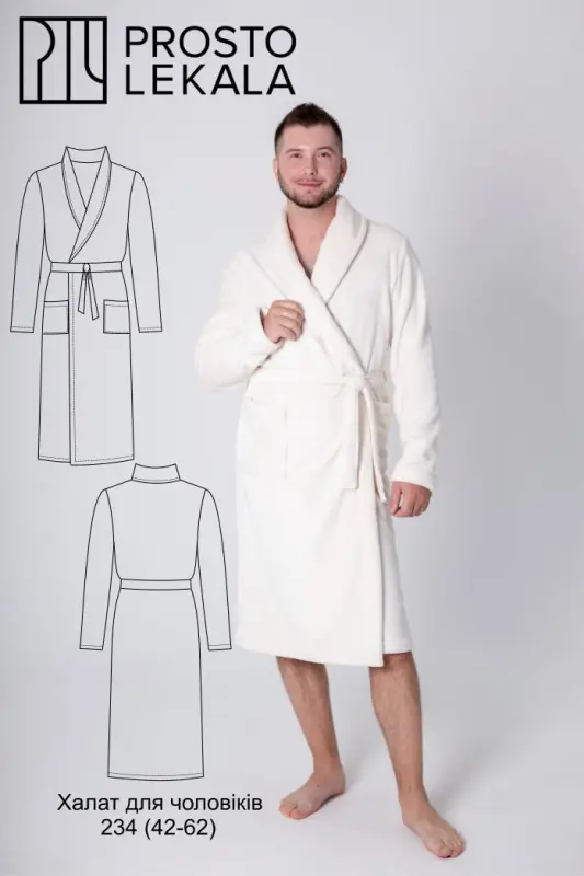 Pattern 234 men's robe