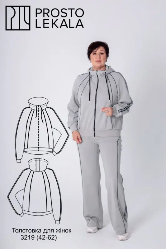 Pattern 3219 sweatshirt for women