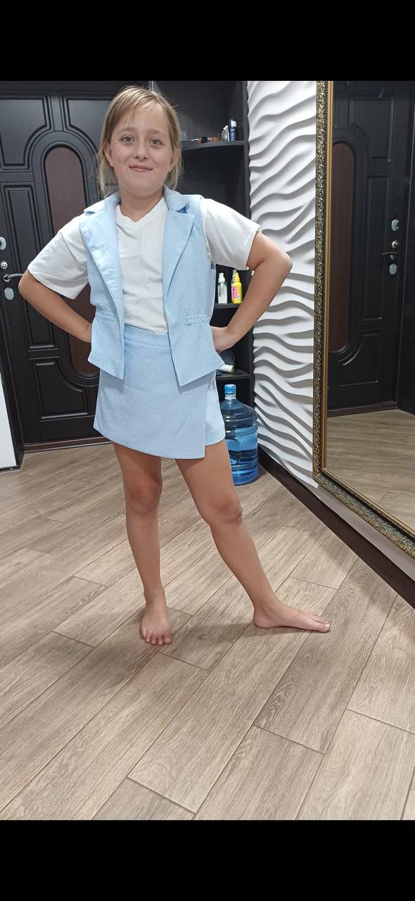 Викрійка 1085 жилет для дівчат