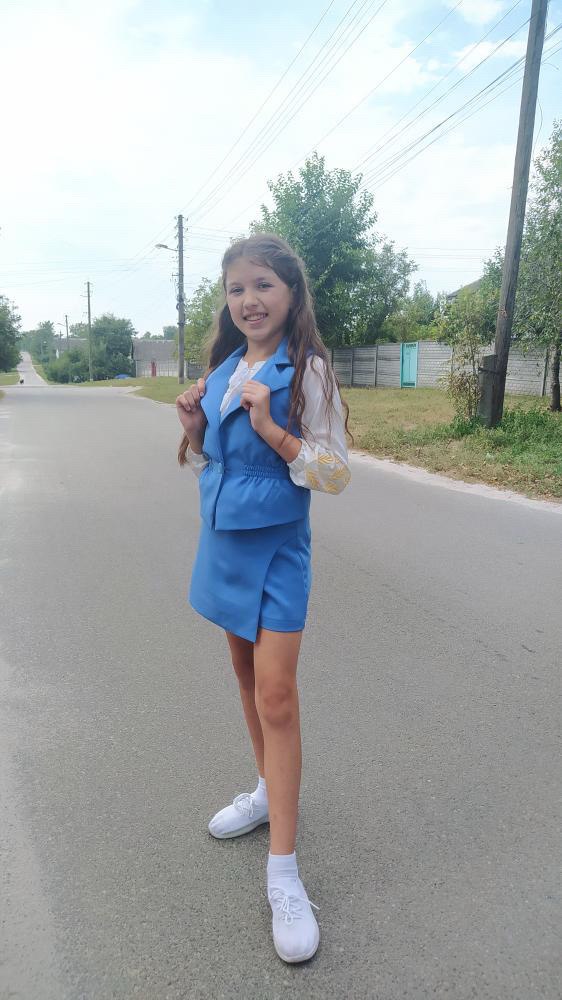 Викрійка 1085 жилет для дівчат