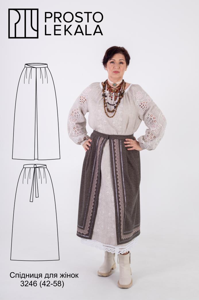 Wykrój 3246 spódnica damska