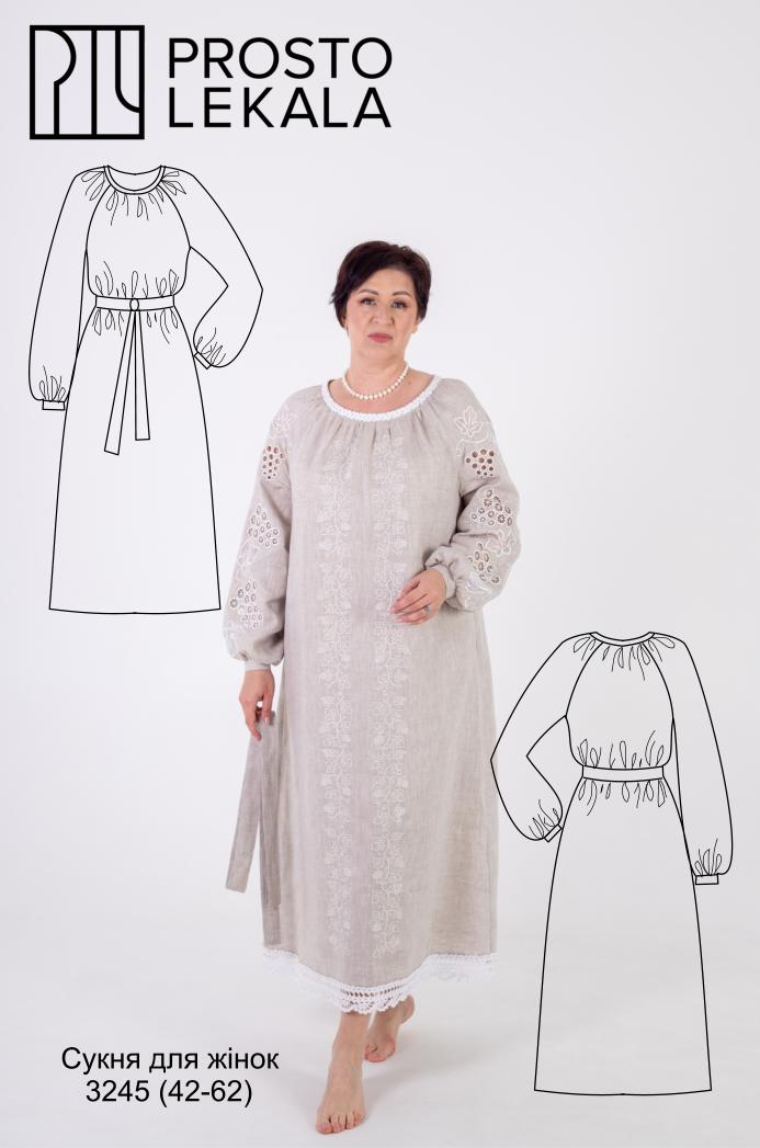 Wykrój 3245 sukienka damska