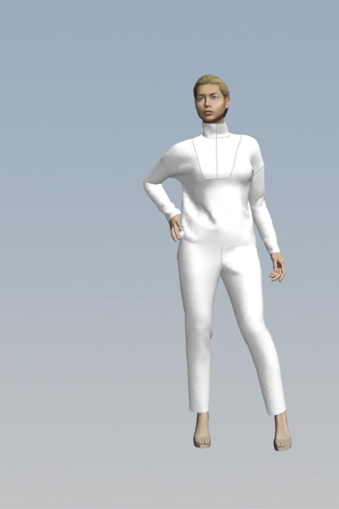 Викрійка 3155 джемпер для жінок