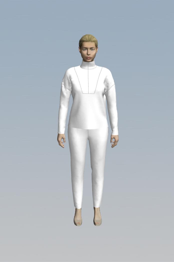 Викрійка 3155 джемпер для жінок