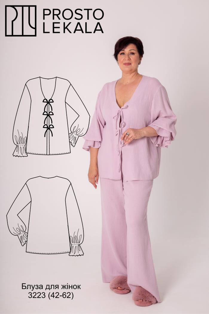Викрійка 3223 блуза для жінок