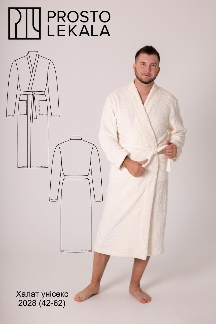 Викрійка 2028 халат для унісекс