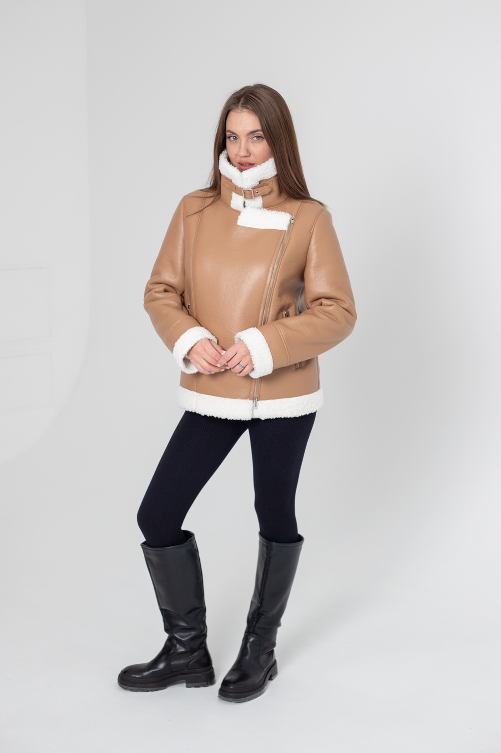 Викрійка 3232 куртка дублянка для жінок