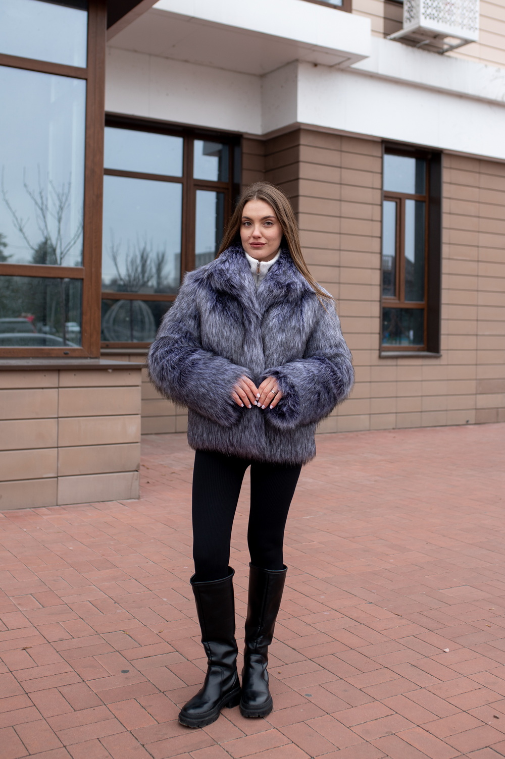 Викрійка 3233 шуба для жінок