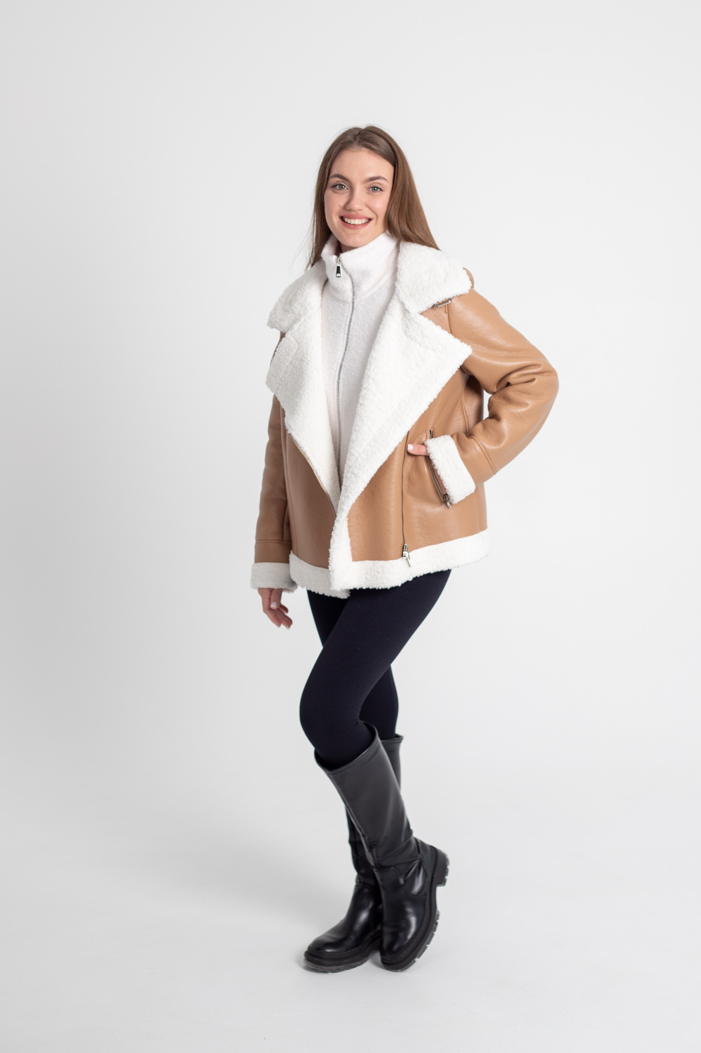 Викрійка 3232 куртка дублянка для жінок